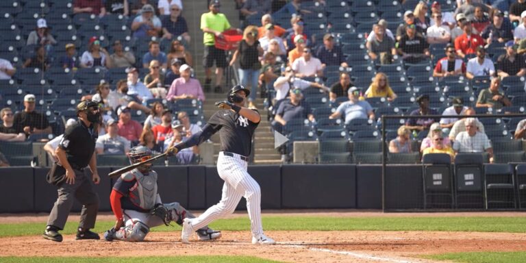 Spencer Jones homers into parking lot at Yankees’ spring ballpark