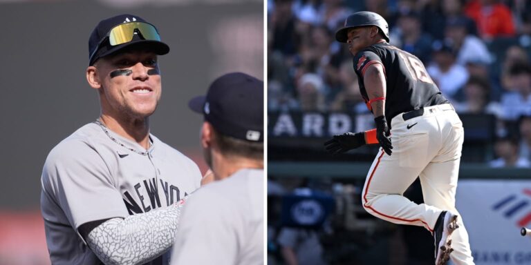 Rafael Devers and Aaron Judge have friendly exchange