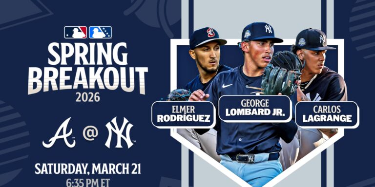 Yankees Spring Breakout roster 2026