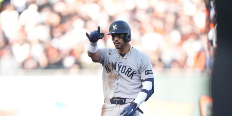José Caballero’s Yankees helmet from first ABS challenge going to Hall of Fame
