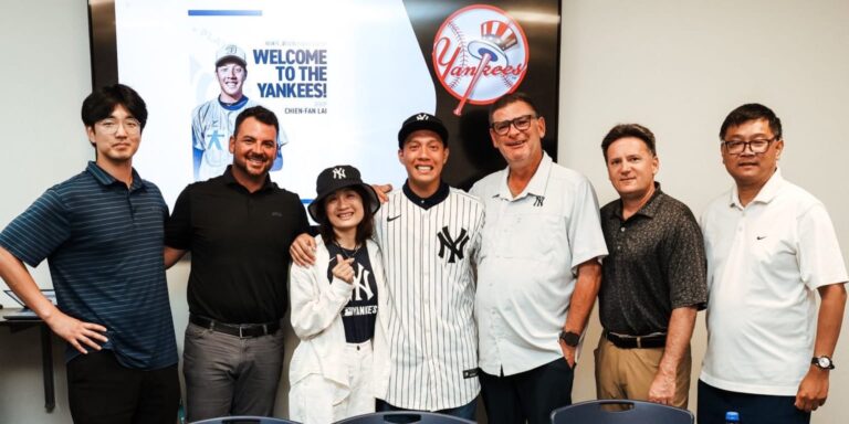 Yankees sign Chien-Fan Lai, a right-hander from Taiwan