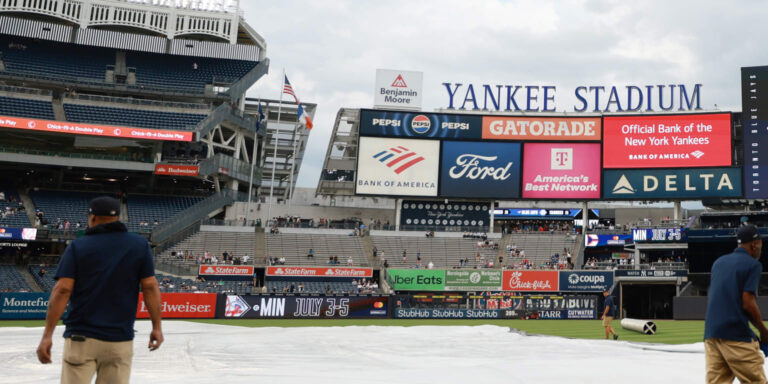 Dodgers-Yankees game Saturday July 18, 2026, postponed due to weather