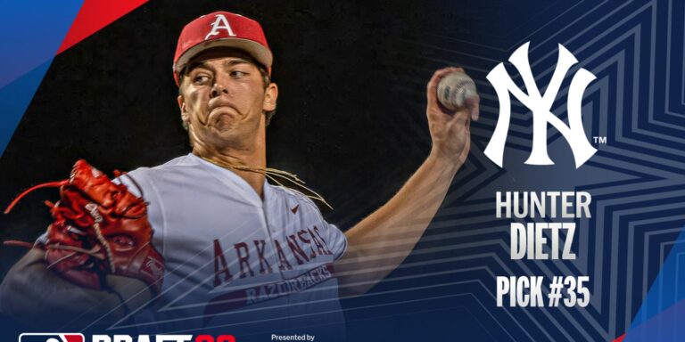 Hunter Dietz drafted No. 35 overall by Yankees