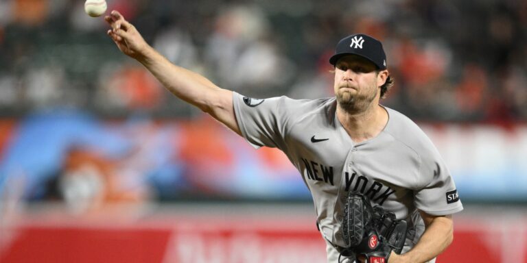 Gerrit Cole pitches six strong innings against Orioles